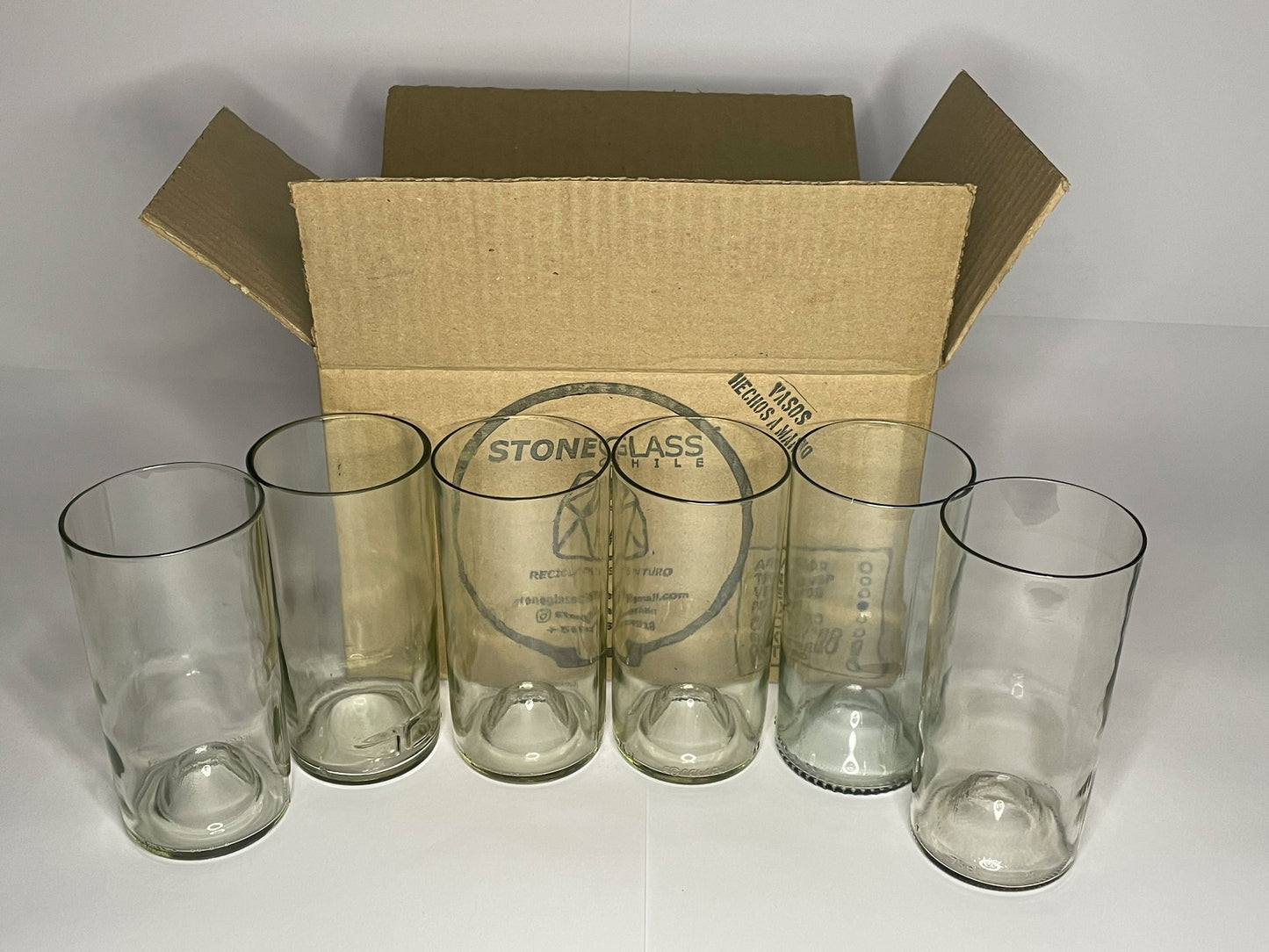SIXPACK VASO TRANSPARENTE - LARGO